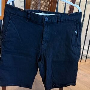 Lost Men's Black Flat Front Shorts